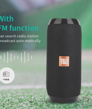 Draagbare Bluetooth Speaker met FM Radio, Subwoofer en 10W Stereo Geluid