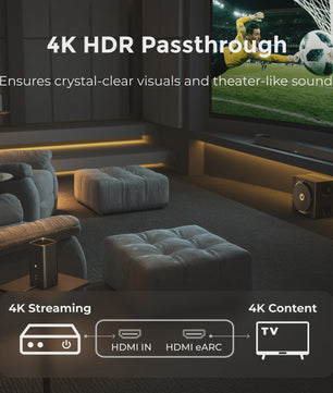 ULTIMEA Skywave X60 Soundbar: 7.1.4 Dolby Atmos Surround met Draadloze Subwoofer