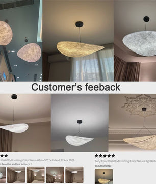 Nordic Stijl Zijde LED Hanglamp - Sfeervolle Verlichting voor Woonkamer en Eetkamer