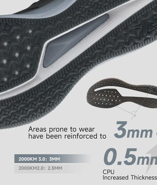 Xtep 2000KM 3.0 Heren Hardloopschoenen - Lichtgewicht, Dempend & Slijtvast