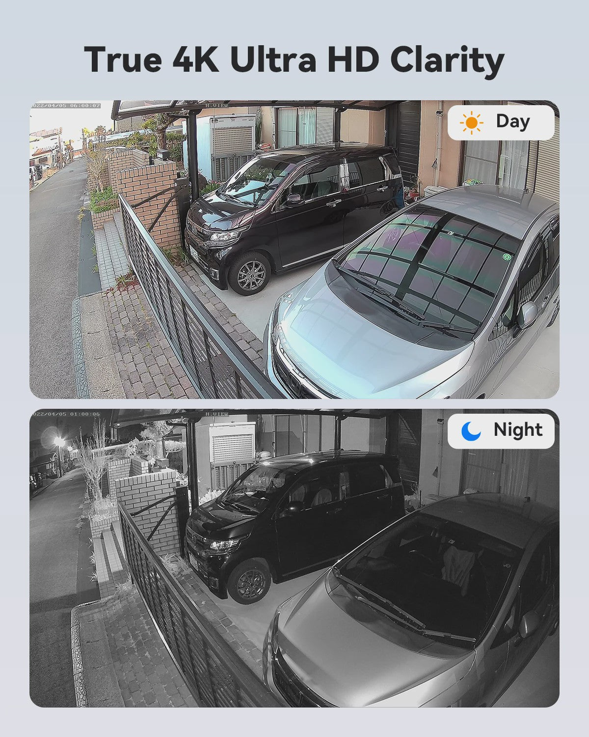 H.View 4K/8MP PoE Beveiligingscamera Systeem met 8-Kanaals NVR & Audio