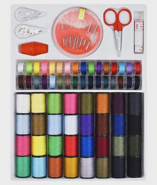 Uitgebreide Naaiset: 64 Kleuren Polyester Garen Spoelen voor Hand- en Machinaal Naaien
