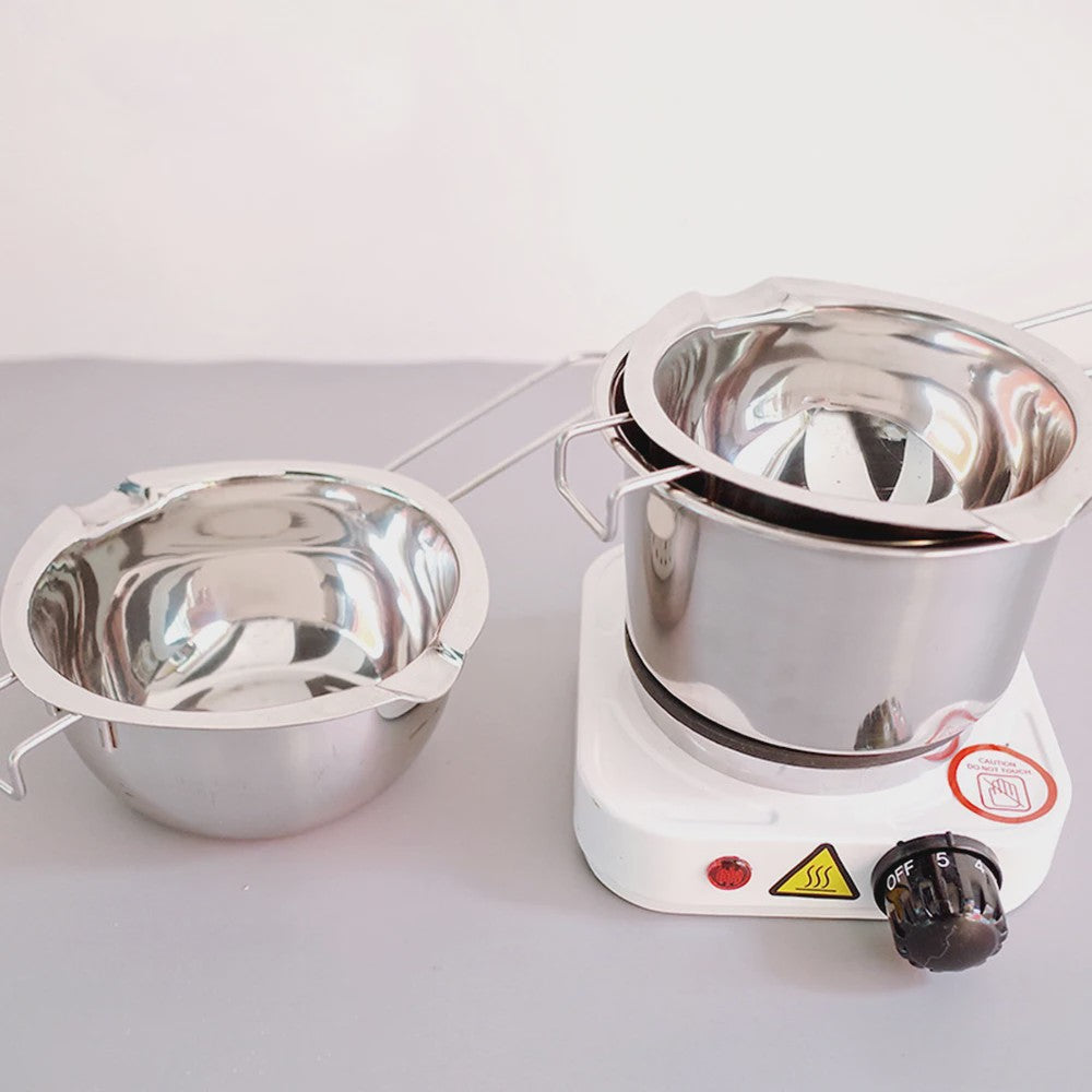Complete DIY Kaarsenmaakset - Roestvrij Staal & Alle Benodigdheden