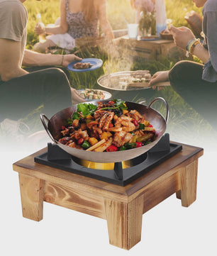 Draagbare Houtskooloven & Barbecue - Compacte Keukenuitrusting voor Buiten