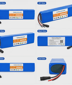 48V 100Ah Lithium Batterij Pack met BMS voor E-bike & Scooter - Inclusief 54.6V Lader