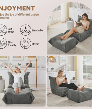 Moderne Lounge Sofa met Opbergruimte - Gestoffeerd en Comfortabel