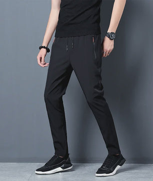Heren Casual Broek Slim Fit Jogger met Elastische Taille - Blauw, Zwart, Grijs - Plus Size