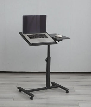 Verstelbare Laptoptafel op Wielen - Inklapbaar & Mobiel Sta-bureau voor Bed en Bank