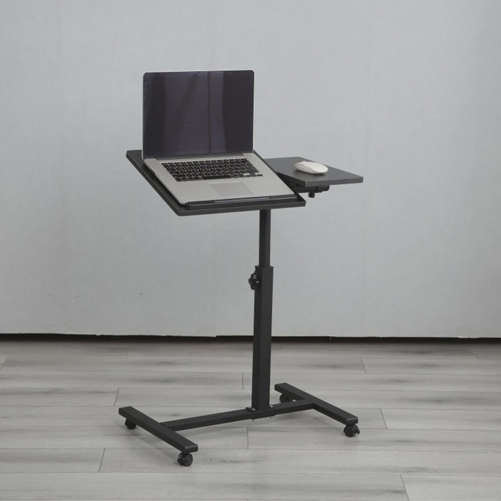 Verstelbare Laptoptafel op Wielen - Inklapbaar & Mobiel Sta-bureau voor Bed en Bank