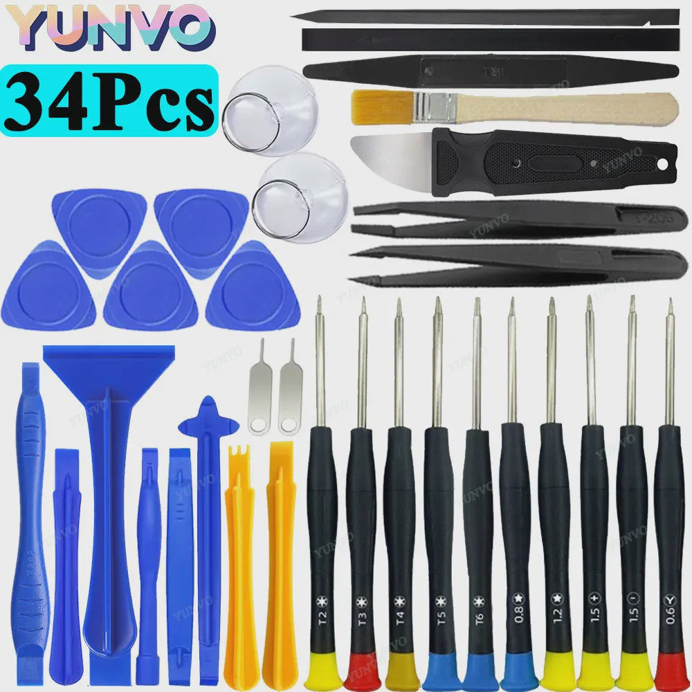 Professionele Reparatie Tool Kit voor Mobiele Telefoons - Precisie Schroevendraaiers & Openingsgereedschap