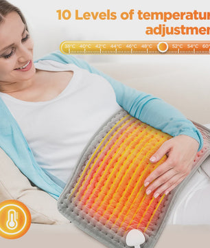 Elektrische Verwarmingsdeken 60x30cm - 10 Warmtestanden & 4 Timers