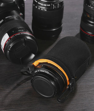 Waterdichte Neopreen Cameralens Pouch - Zachte Beschermhoes voor Digitale SLR Camera's