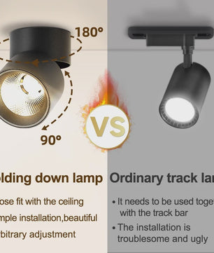 Opklapbare LED Downlight Spot - 7/10/15W - 3 Kleuren Licht - Plafondlamp
