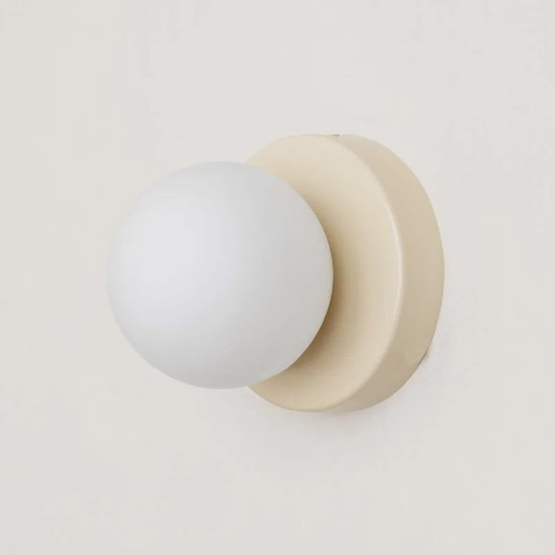 Moderne Macaron LED Wandlamp - Mini Glazen Sconce voor Slaapkamer, Hal & Balkon