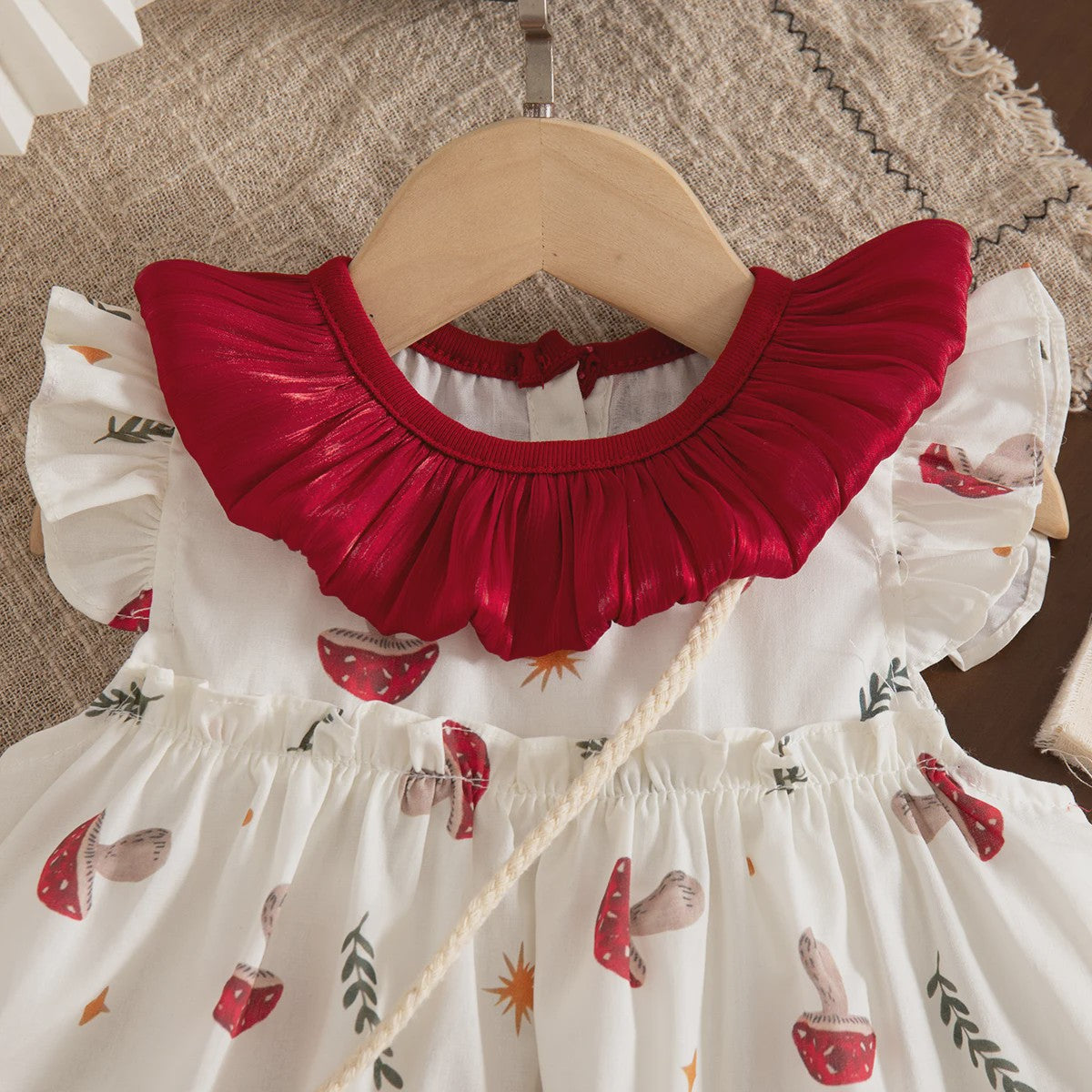Zomerjurkjes Meisjes Katoen Sleeveless met Schattige Print - Perfect voor Strand & Spelen