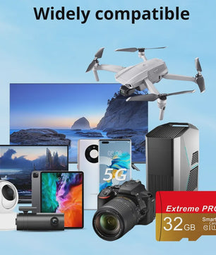 Extreme PRO 32GB TF MicroSD Kaart - Hoge Snelheid U1 A1 voor Drone, Camera & PC