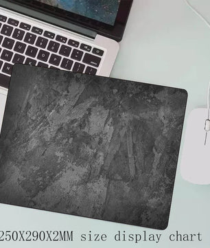 Grote Grijze XXL Muismat voor Bureau & Gaming - Desktop Toetsenbord Mat