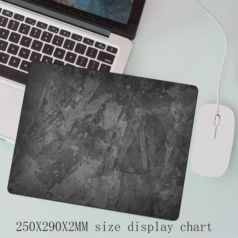 Grote Grijze XXL Muismat voor Bureau & Gaming - Desktop Toetsenbord Mat