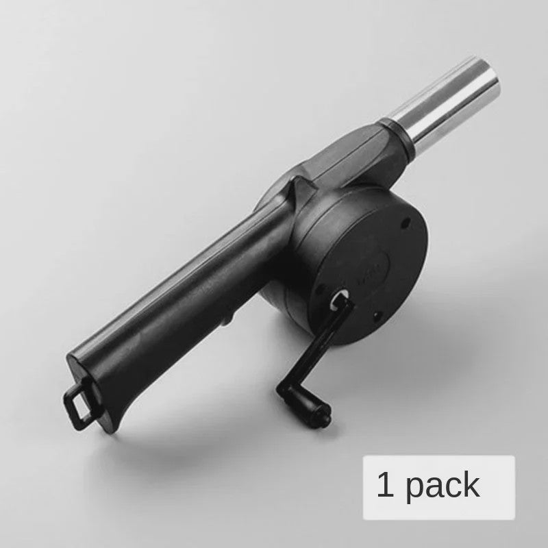 Handmatige BBQ Luchtblazer - Draagbare Ventilator voor Buiten Koken en Barbecue