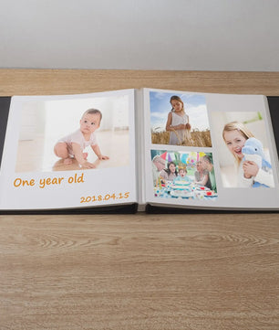 Luxe Linnen Scrapbook Album - Zelfklevend, 40 Pagina's voor 4x6, 5x7, 8x10 Foto's - Inclusief Pen & Tool - Perfect voor Familie & Bruiloft