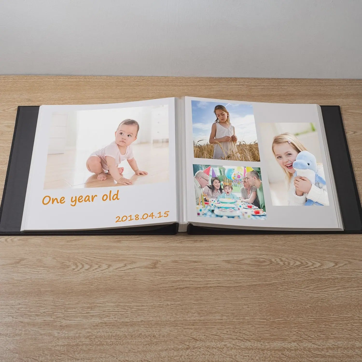 Luxe Linnen Scrapbook Album - Zelfklevend, 40 Pagina's voor 4x6, 5x7, 8x10 Foto's - Inclusief Pen & Tool - Perfect voor Familie & Bruiloft