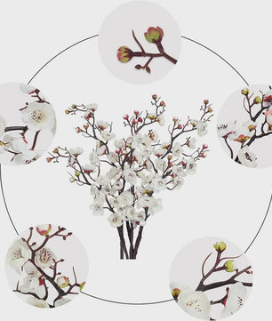 Kunstbloemen: Lentebloesem, Perzik Takken & Decoratie Accessoires