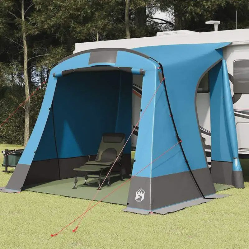 Ruime Blauw/Zwarte Polyester Daktent 285x255x245cm - Makkelijk Reinigbaar, Familieformaat