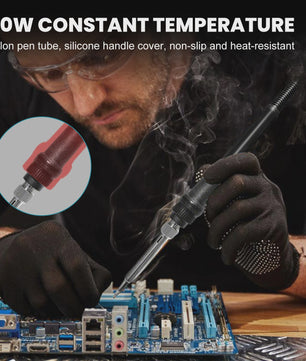700W 2-in-1 Soldeerstation met Hete Lucht: Soldeerbout & Hittepistool voor PCB Reparatie