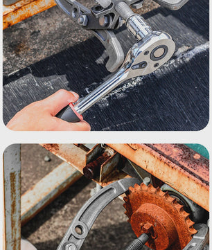 Robuuste 3-in-1 Trekker: 3- & 2-Bekken Trekker voor Lagers, Poelies & Vliegwielen (3, 4, 6 Inch)