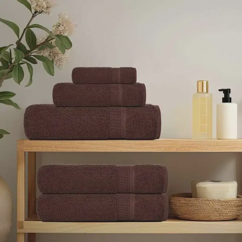 10-Pack Luxe Bruine Badhanddoeken 100x150cm 360g/m² 100% Katoen
