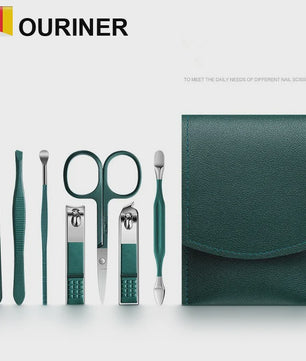 Luxe 7-delige Manicure & Pedicure Set - Draagbare Nagelknipper Kit voor Persoonlijke Verzorging