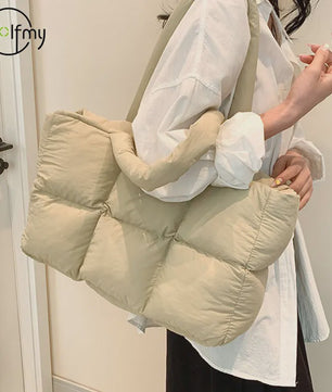 Gewatteerde Dames Shopper Tas - Retro Trendy, Grote Capaciteit & Waterdicht
