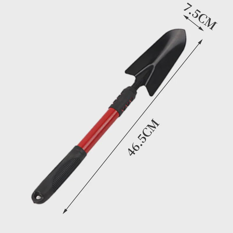 Tuin Gereedschap Set: Spade, Hark en Schoffel met Verlengbare Handgreep