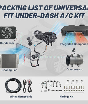 Universele 12V Elektrische Airconditioner voor Auto, Vrachtwagen, Bus & Camper