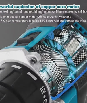Makita DDF487 18V Brushless Accu Klopboormachine - Krachtige 13mm Boor & Schroefmachine met Hoge Koppel