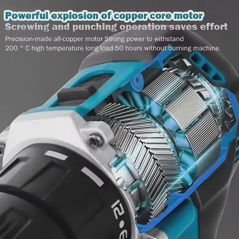 Makita DDF487 18V Brushless Accu Klopboormachine - Krachtige 13mm Boor & Schroefmachine met Hoge Koppel