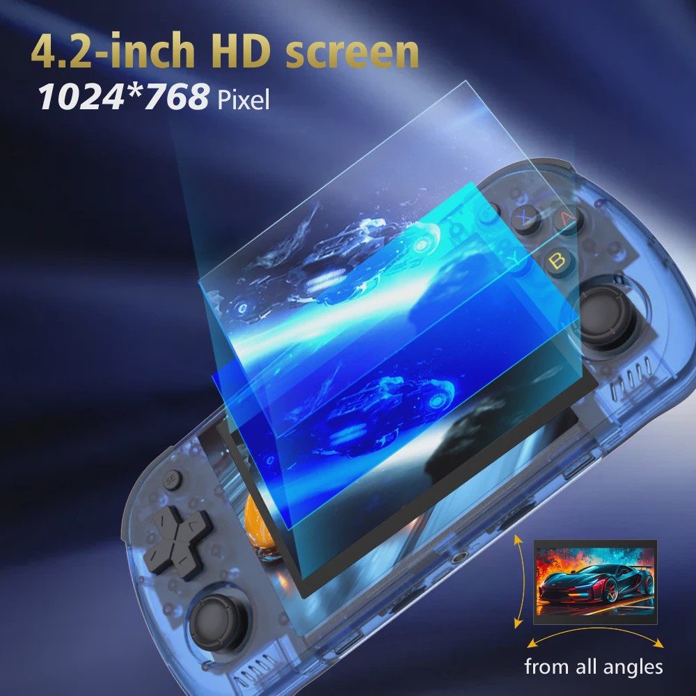 BOYHOM R36H PRO Retro Handheld Game Console - 4.2" IPS Scherm, Linux Systeem