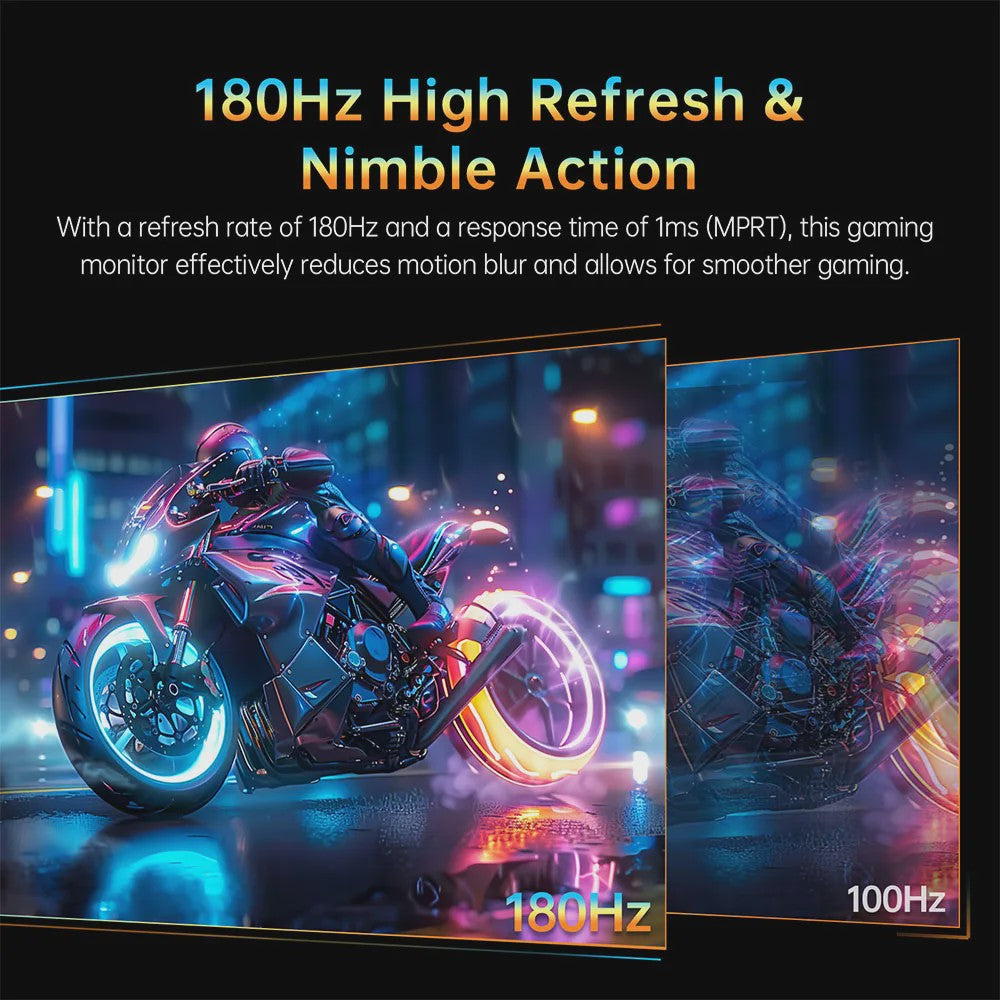 KTC H32S17 Gaming Monitor - 32-inch QHD 180Hz 1ms 1500R Curved HVA