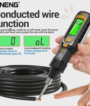 ANENG B20 Spanningsmeter & Schroevendraaier Pen - Dubbelzijdig, Digitaal Display