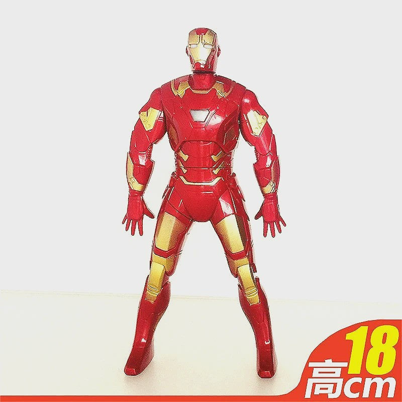5-delige Actiehelden Figuren Set - Spiderman, Iron Man, Hulk, Captain America & Ultraman