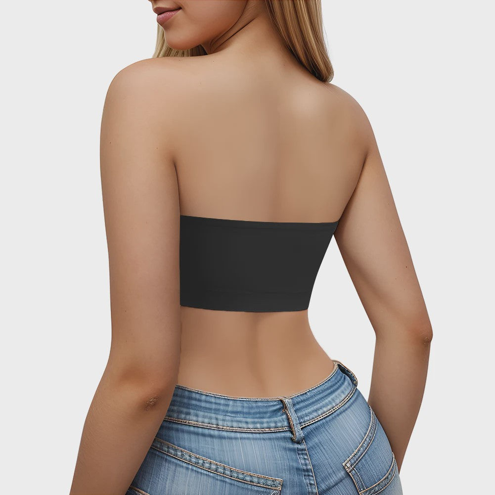 Naadloze Strapless Bandeau Top BH met Siliconen Anti-slip Strip - Comfortabele Lingerie voor Off-shoulder Outfits