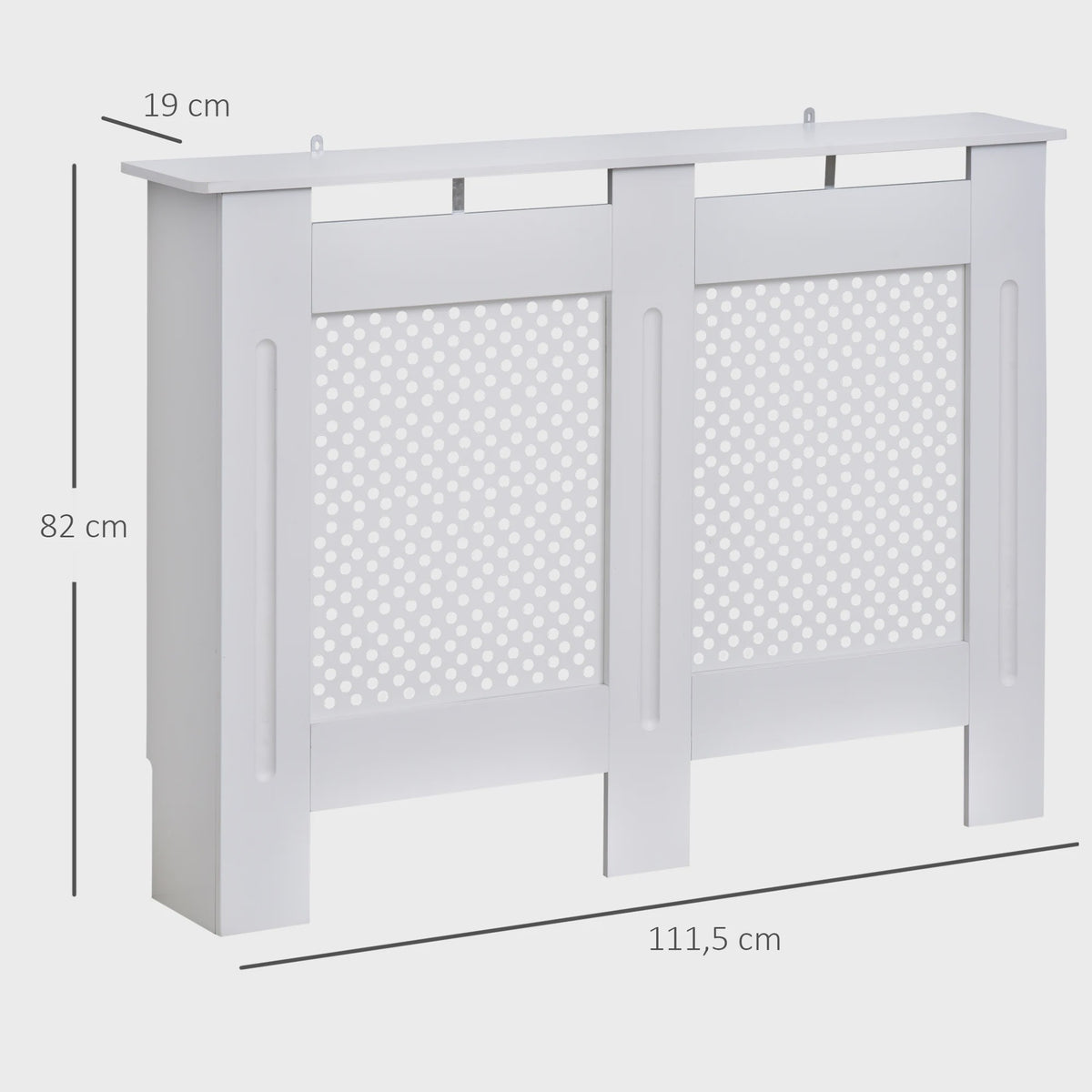 Homcom Houten Radiatorombouw 111.5x19x82cm - Elegant & Modern Design