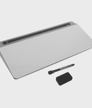 Glazen Whiteboard Bureau Organizer met Pennenbakje