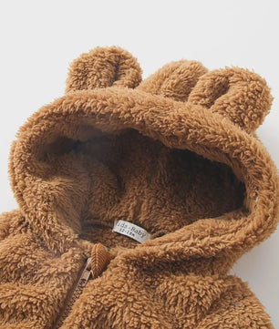 Schattige Babykleding Set: Warm Winterpak met Rits en Lange Broek - Zacht & Comfortabel