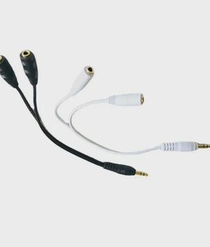 3.5mm Y-Splitter Kabel: 1 Male naar 2 Female Audio Adapter voor Koptelefoon & Microfoon