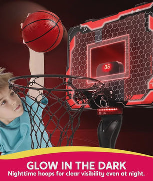 Mini Indoor Basketbalring met Verlichting - Leuk voor Kinderen & Cadeau