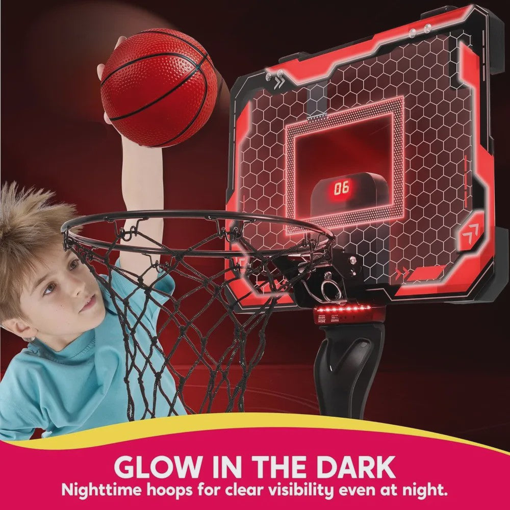Mini Indoor Basketbalring met Verlichting - Leuk voor Kinderen & Cadeau