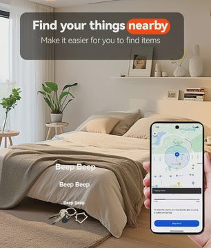 4x RSH Smart Tag Tracker - Vind Je Spullen Terug met Google Find My