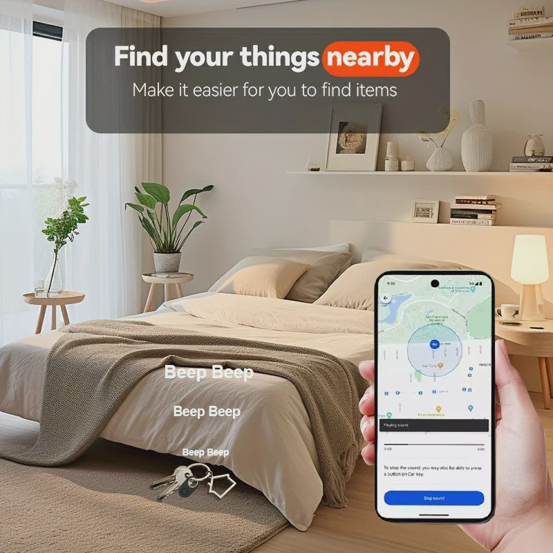 4x RSH Smart Tag Tracker - Vind Je Spullen Terug met Google Find My