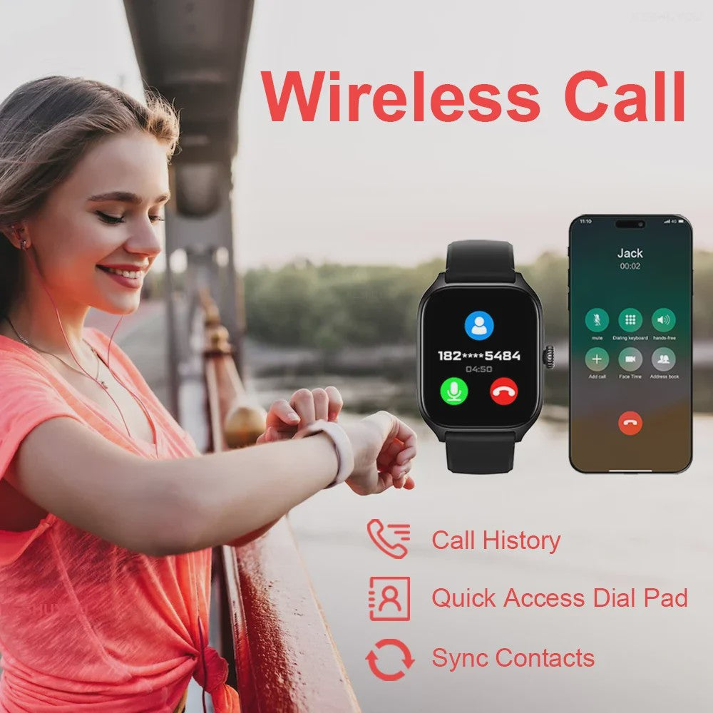 H9 Pro Max Smartwatch: Bellen, Gezondheid & Fitness Tracker met Kleurenscherm